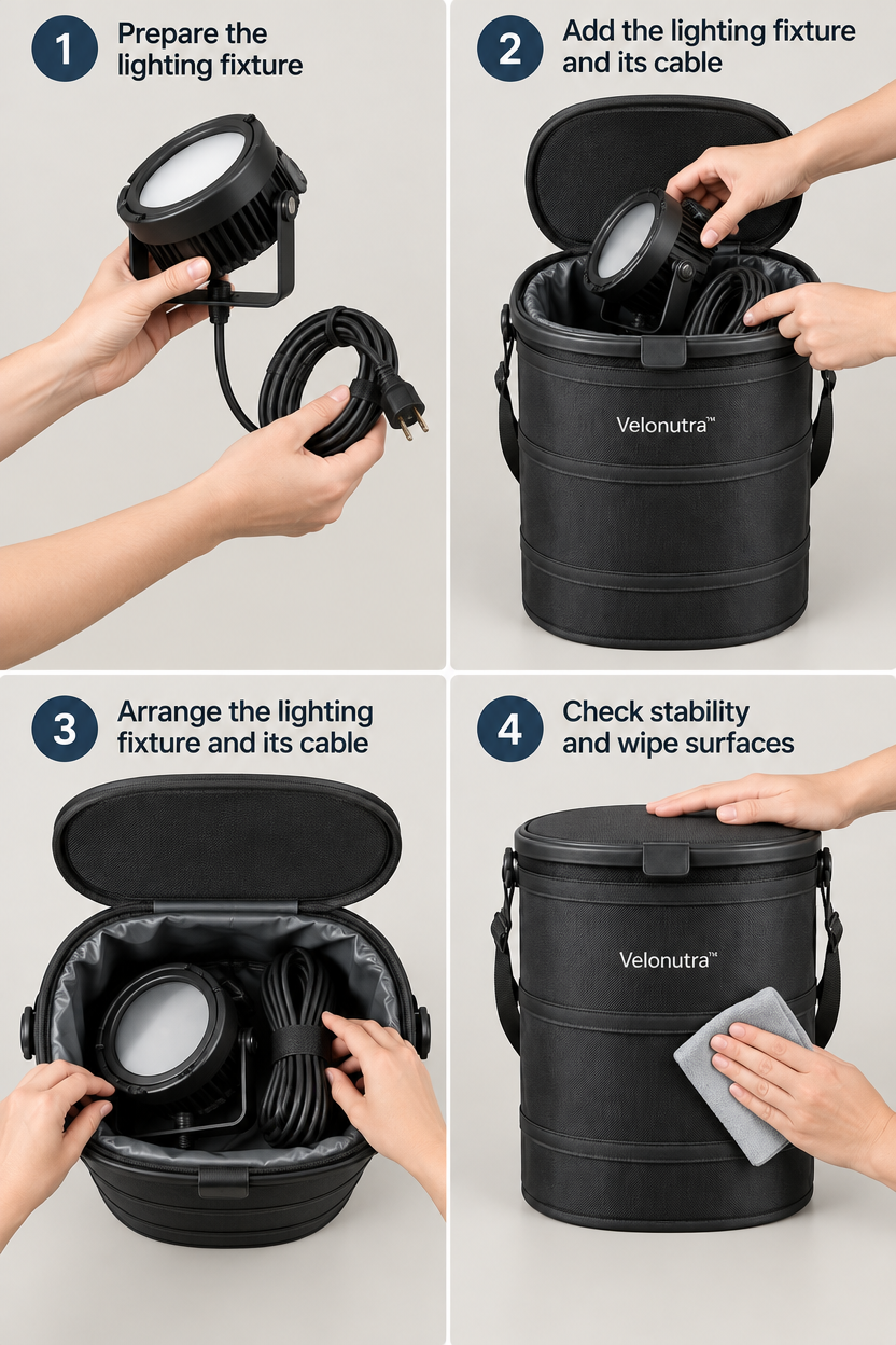 Velonutra™ Foldable Vehicle Trash Bin setup and in-vehicle use